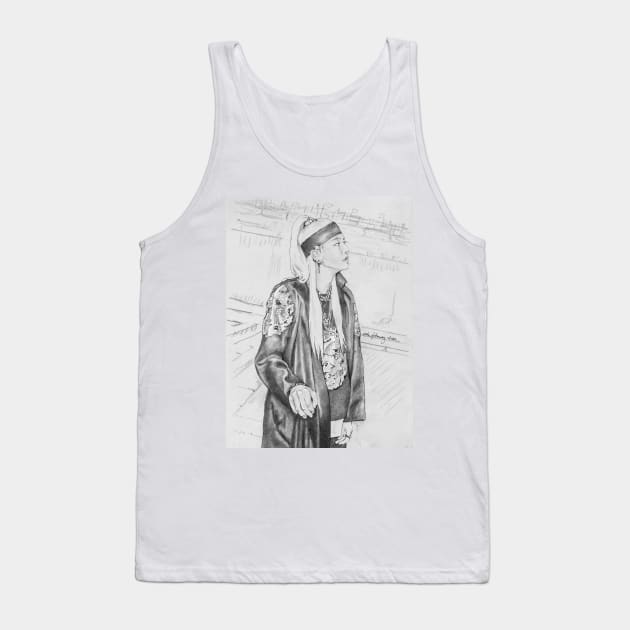 Blonde Mad King Agust D Tank Top by emopod